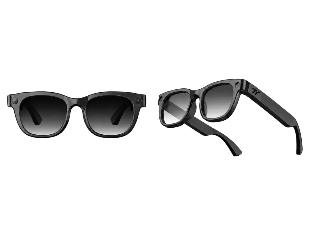 Black TY AI Glasses Everyday 13MP product finish