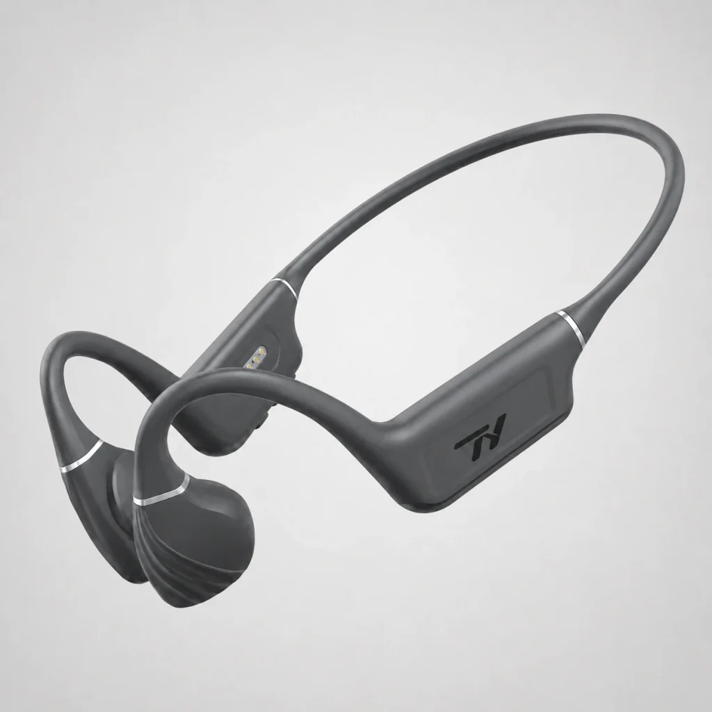 Graphite TY Ripple Bone Conduction product finish